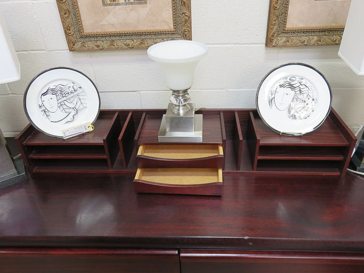 Four-drawer Cherry Filing Cabinet