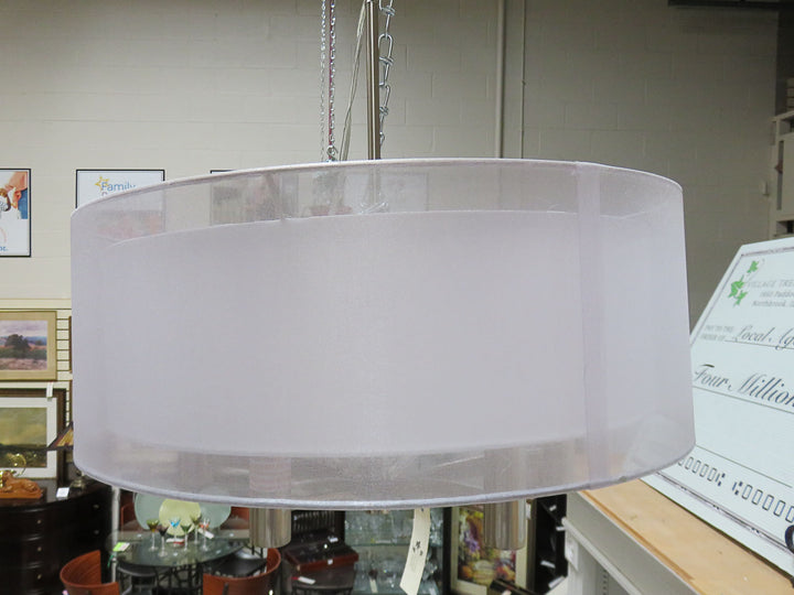 Six Light Drum Chandelier