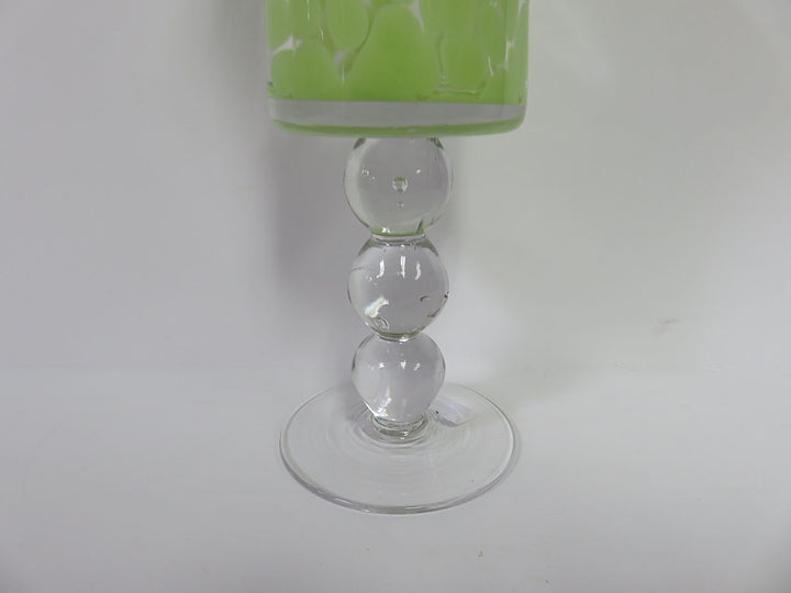 Art Glass Goblet Set