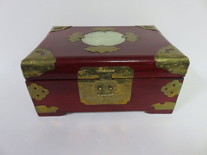 Wooden Asian Jewelry Box