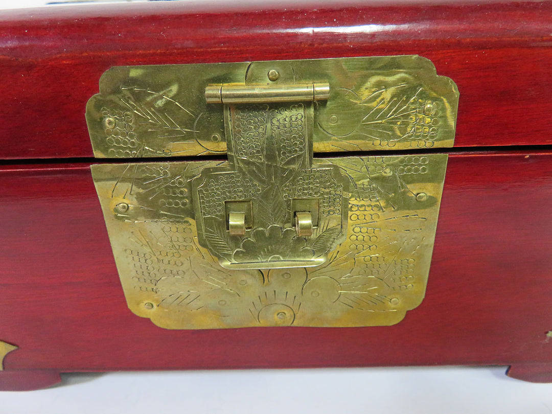 Wooden Asian Jewelry Box