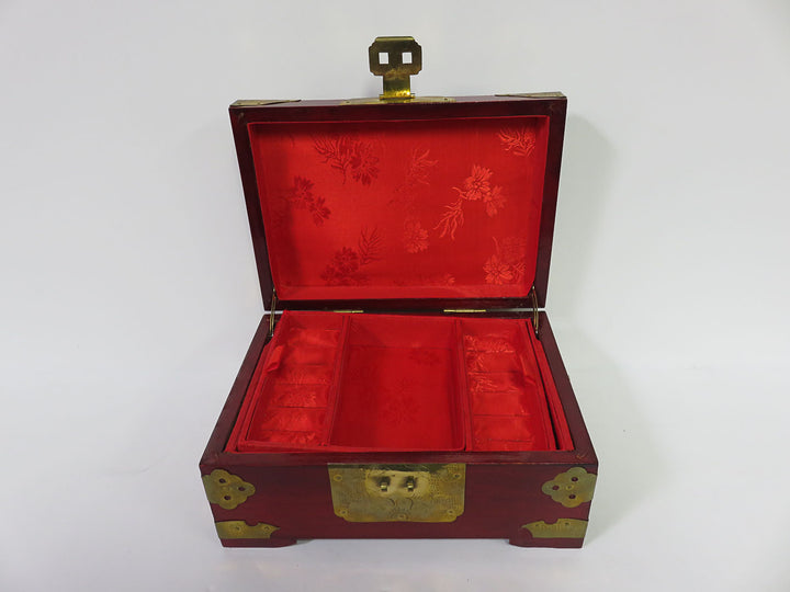 Wooden Asian Jewelry Box
