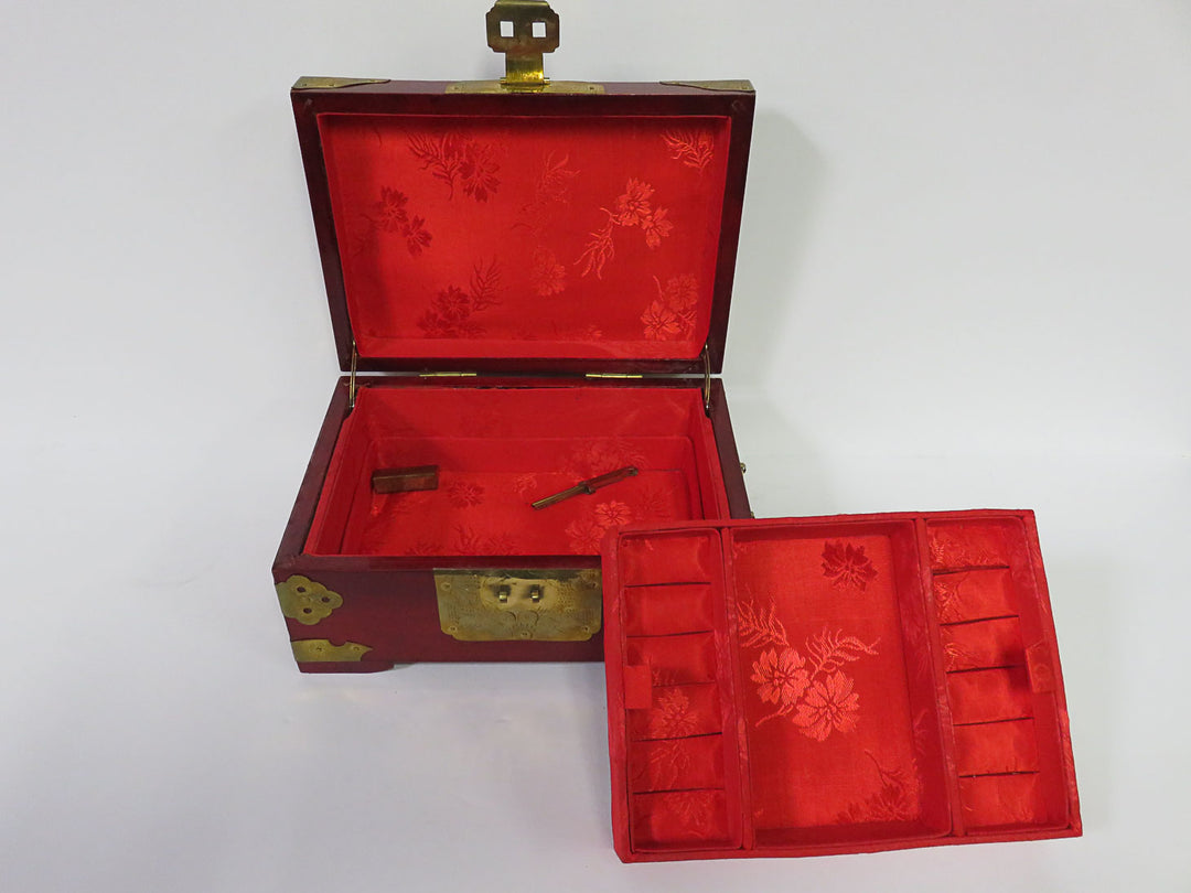 Wooden Asian Jewelry Box