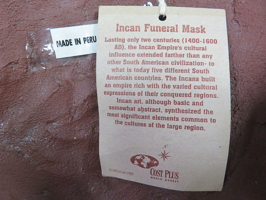 Decorative Incan Funeral Mask