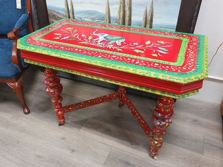 Colorful Painted Occasional Table