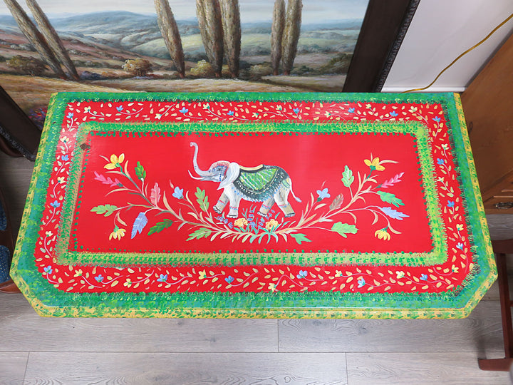 Colorful Painted Occasional Table
