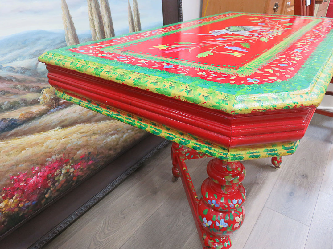 Colorful Painted Occasional Table