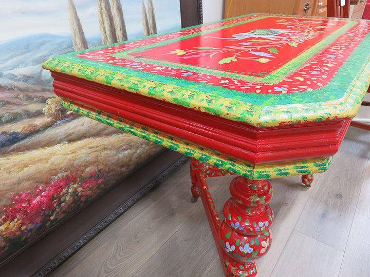 Colorful Painted Occasional Table