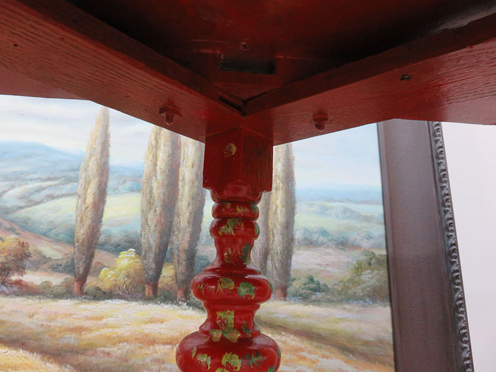 Colorful Painted Occasional Table