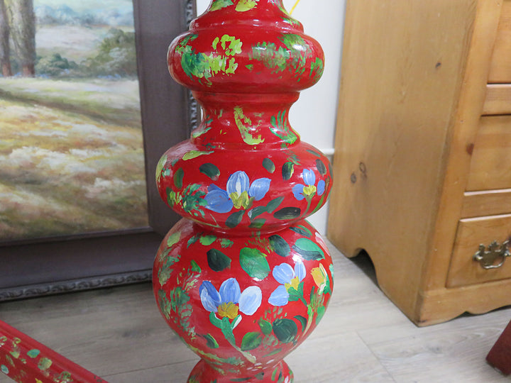 Colorful Painted Occasional Table
