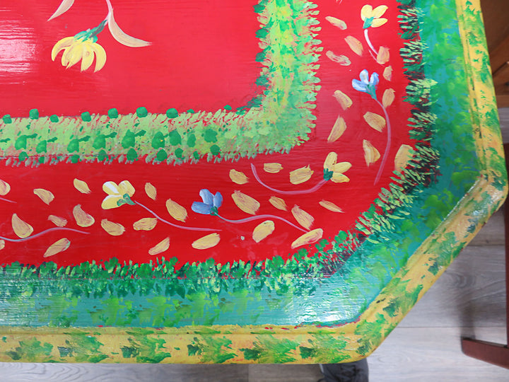 Colorful Painted Occasional Table