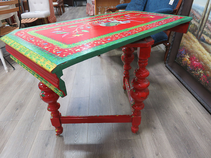 Colorful Painted Occasional Table