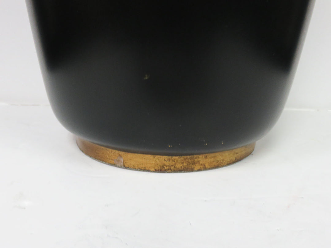 Black Metal Floor Vase