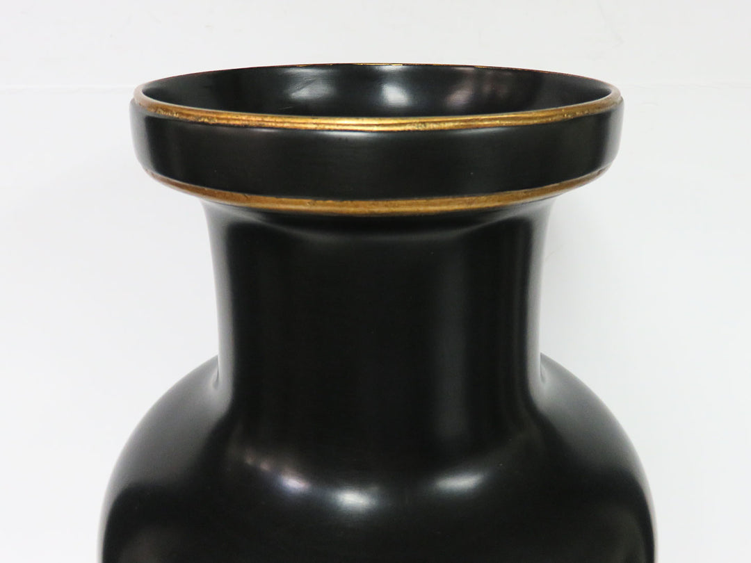 Black Metal Floor Vase