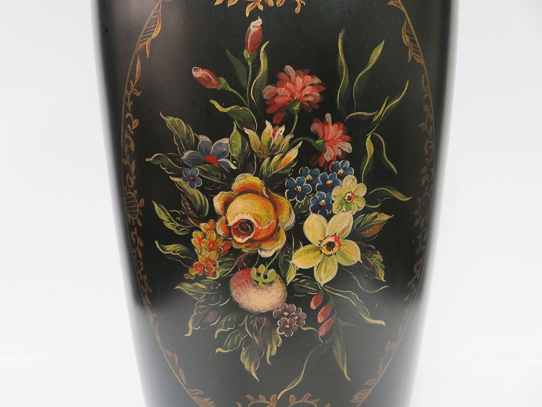 Black Metal Floor Vase