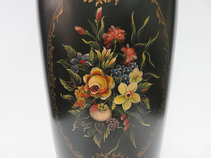 Black Metal Floor Vase