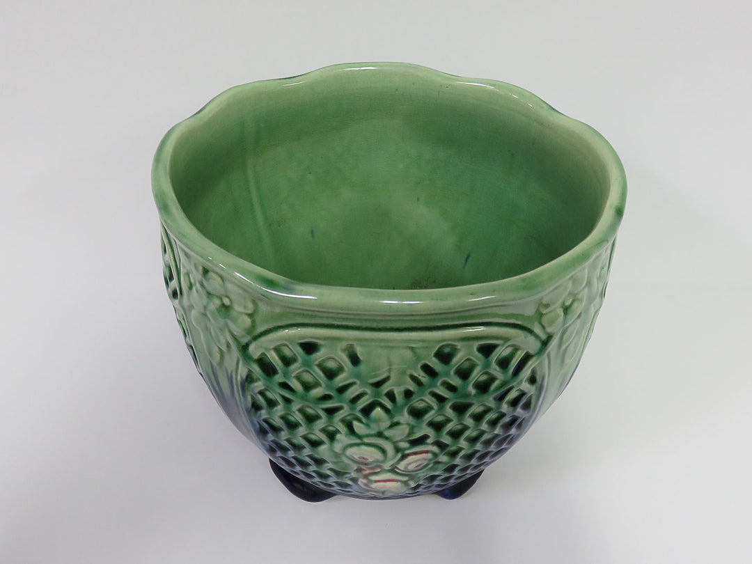 Art Nouveau Green Planter