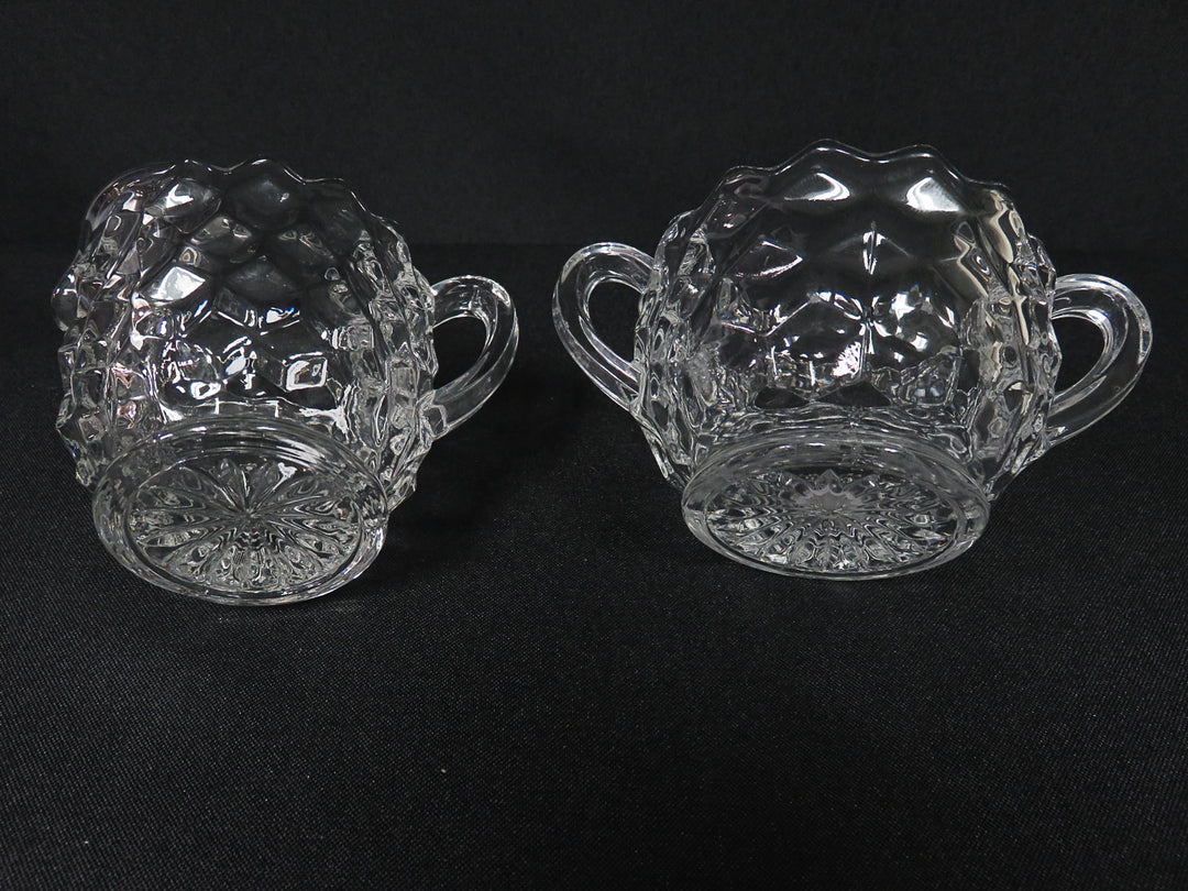 Fostoria Cream & Sugar