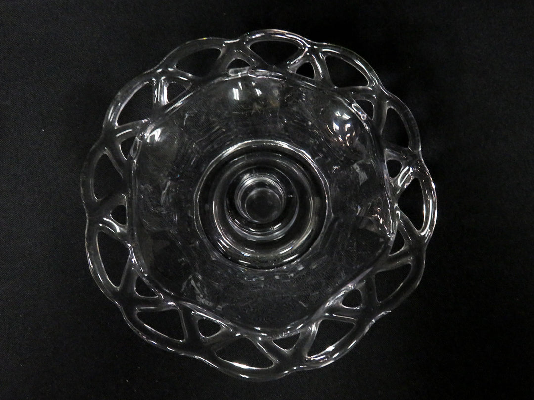 Vintage Glass Candleholders