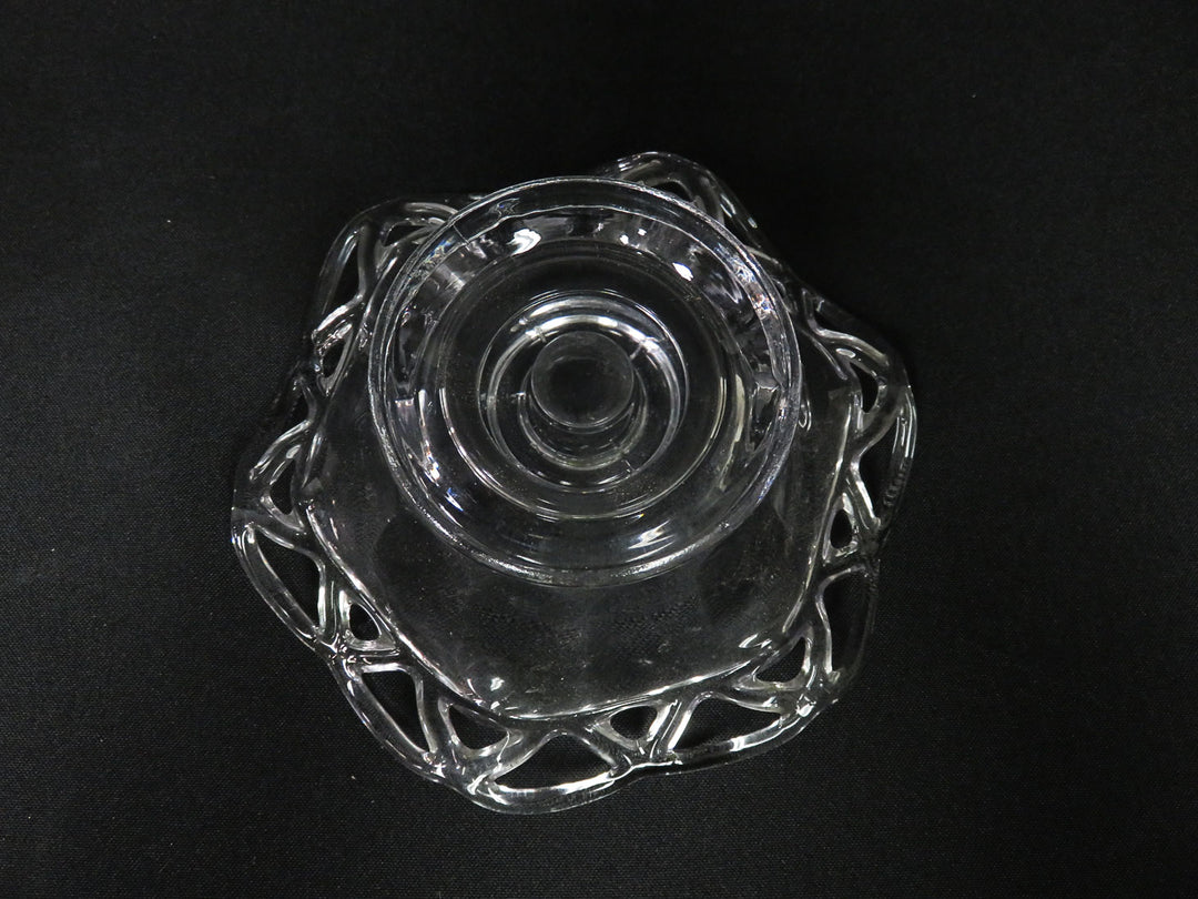 Vintage Glass Candleholders