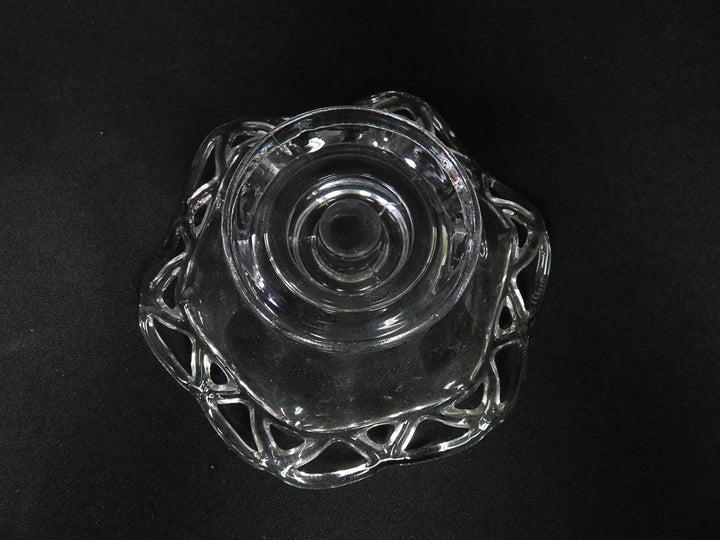 Vintage Glass Candleholders