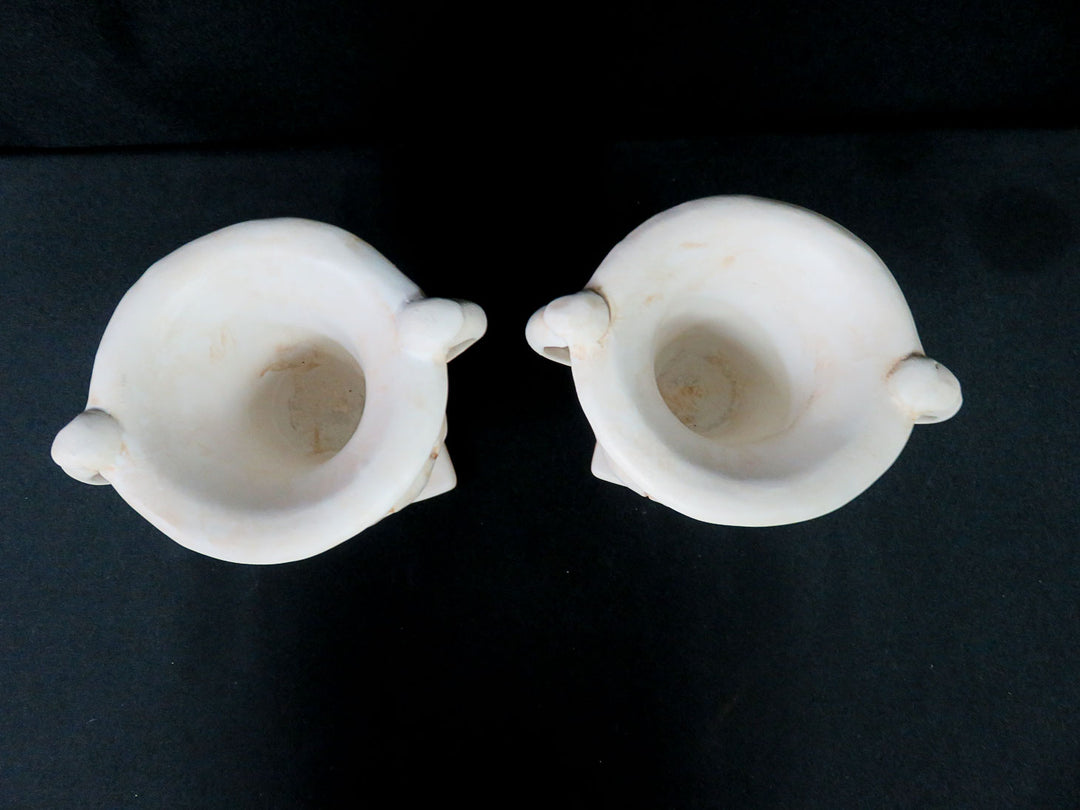 Pair Ceramic Urns