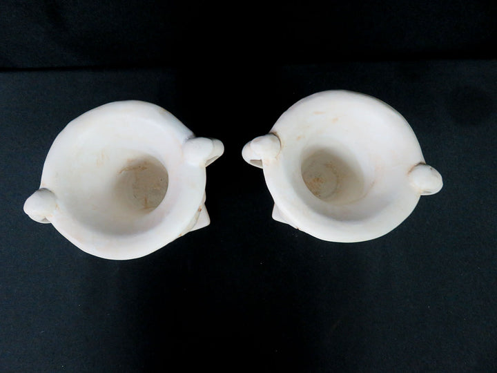 Pair Ceramic Urns