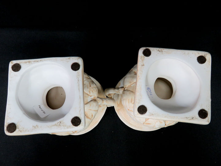 Pair Ceramic Urns