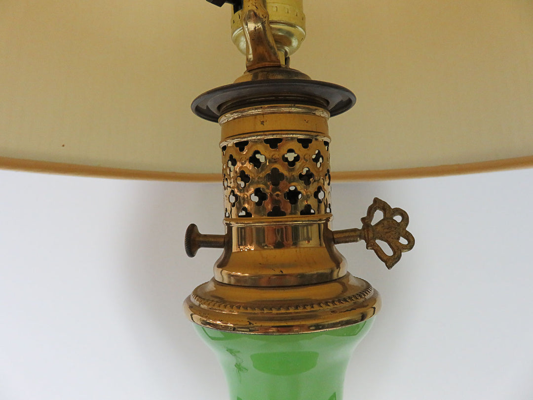Paul Hanson Glass Table Lamp