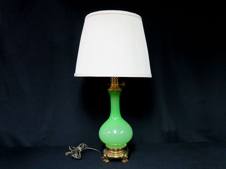 Paul Hanson Glass Table Lamp