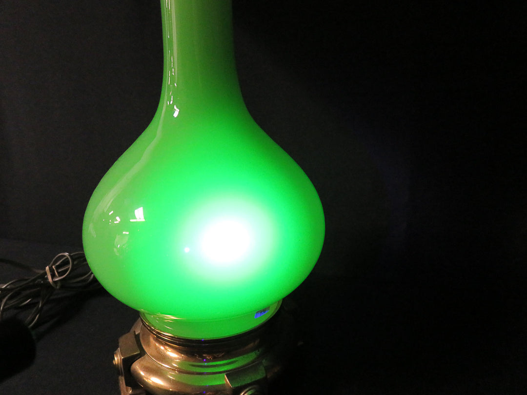 Paul Hanson Glass Table Lamp