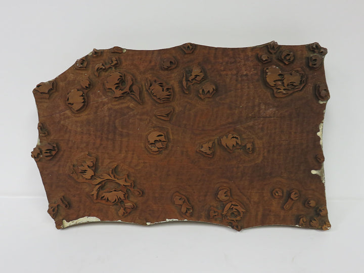 Wood Fabric Print Block