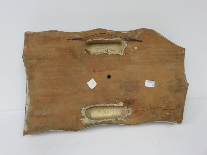 Wood Fabric Print Block