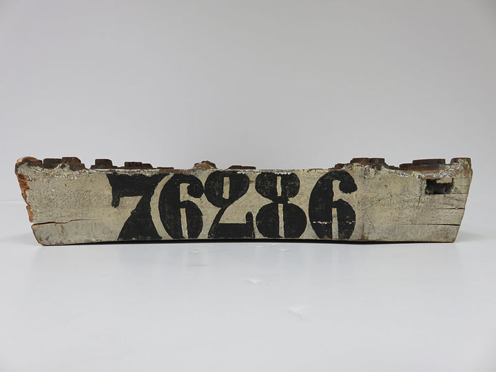Wood Fabric Print Block