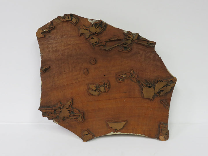 Wood Fabric Print Block