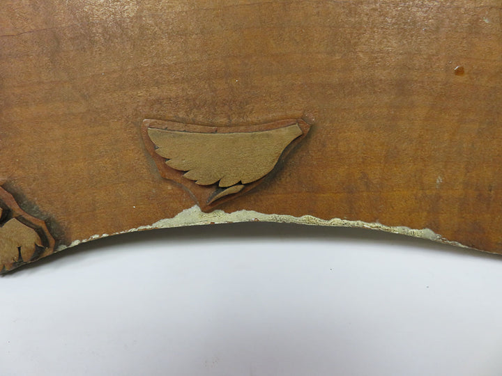 Wood Fabric Print Block