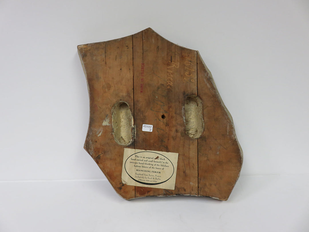 Wood Fabric Print Block