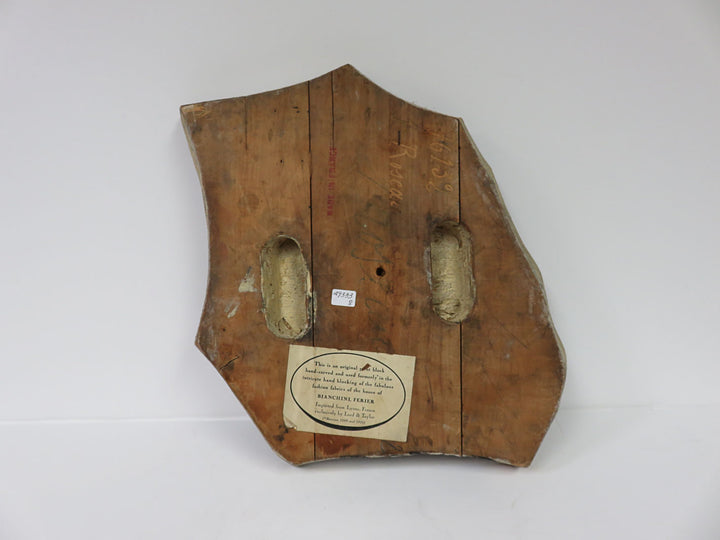 Wood Fabric Print Block