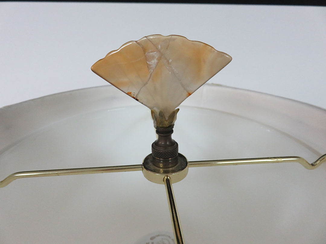 Vintage Alabaster Table Lamp