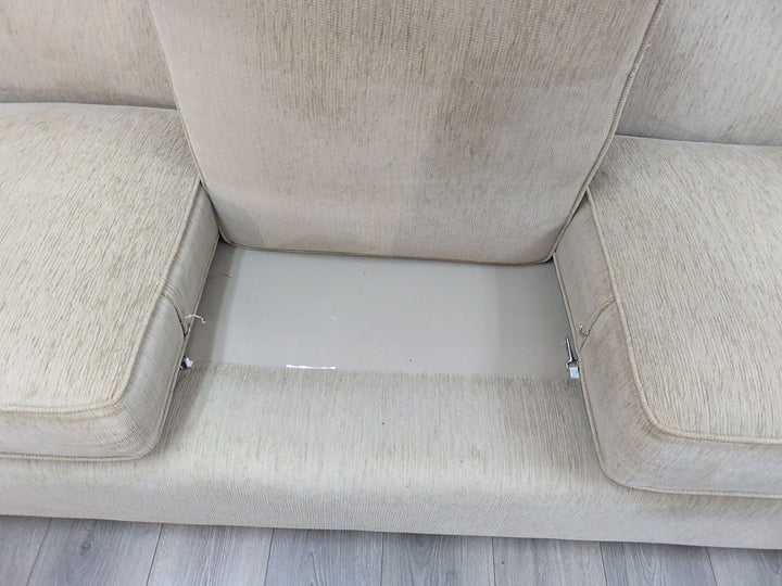 Structured Beige Sofa