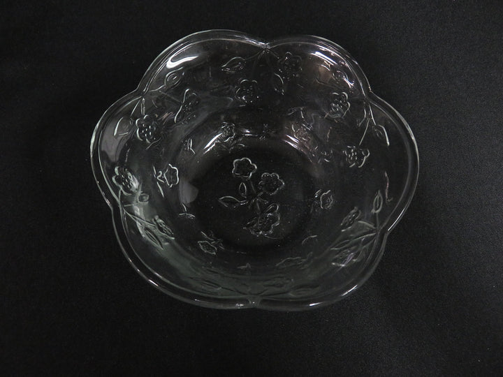 Four Clear Glass Bowls