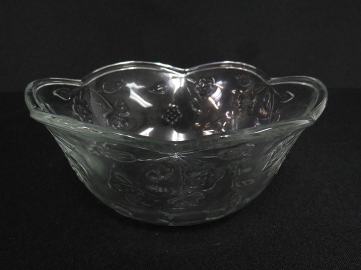 Four Clear Glass Bowls