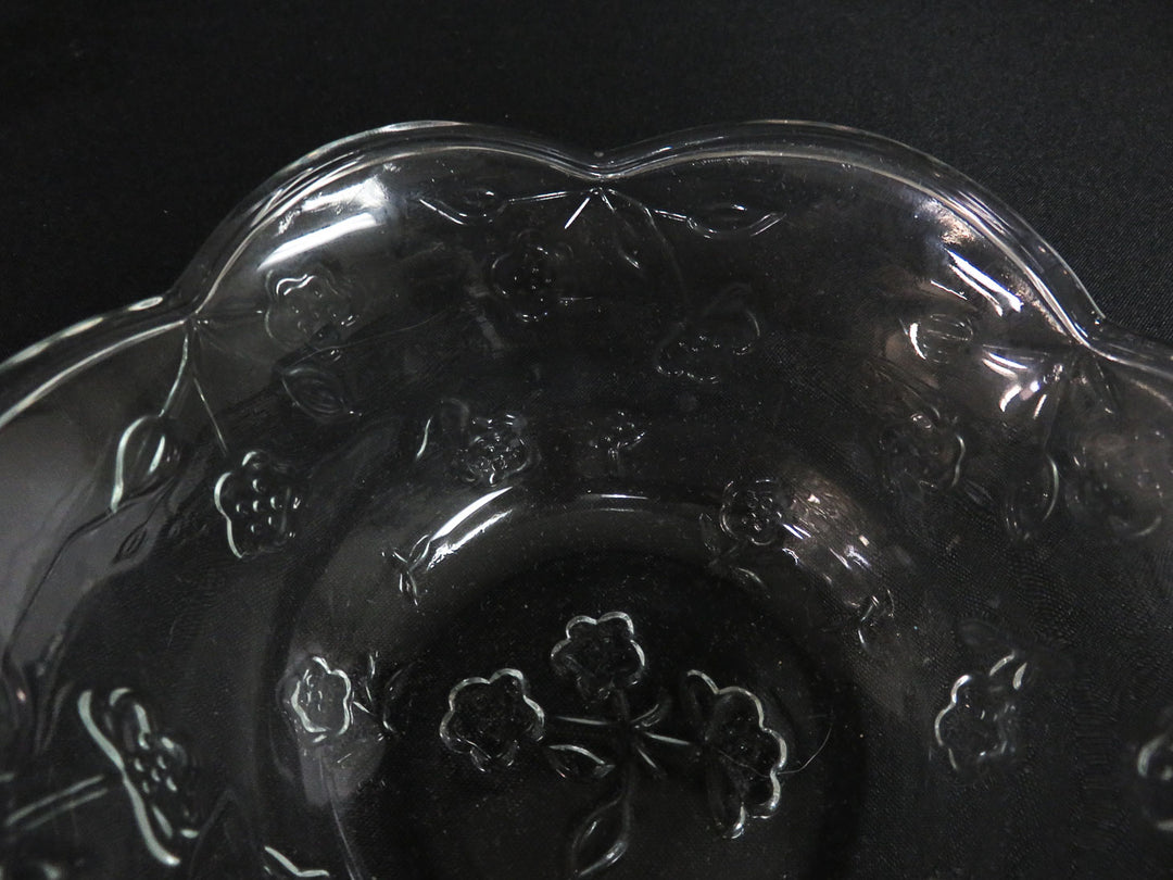 Four Clear Glass Bowls