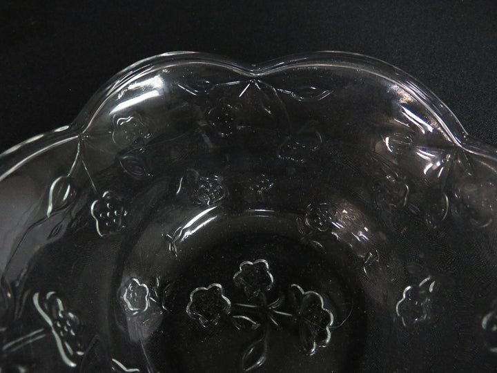 Four Clear Glass Bowls