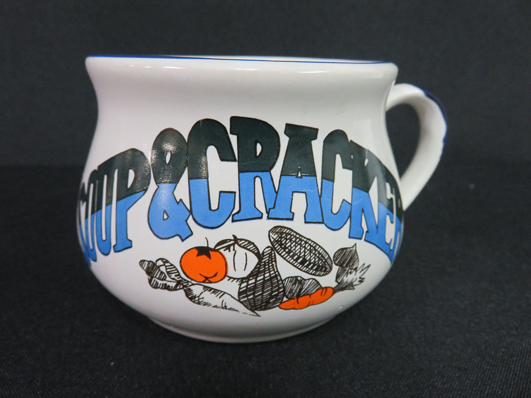 Four Soup Mugs