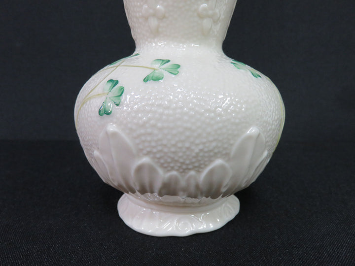 Belleek Vase with Scalloped Edge