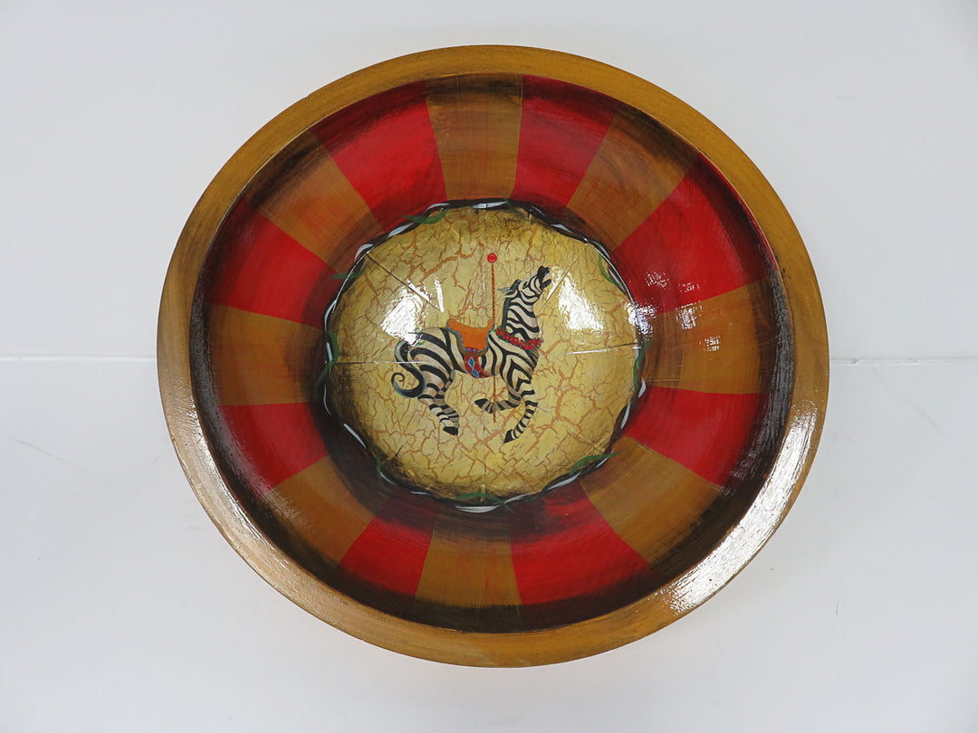 Hand Painted Wood Bowl