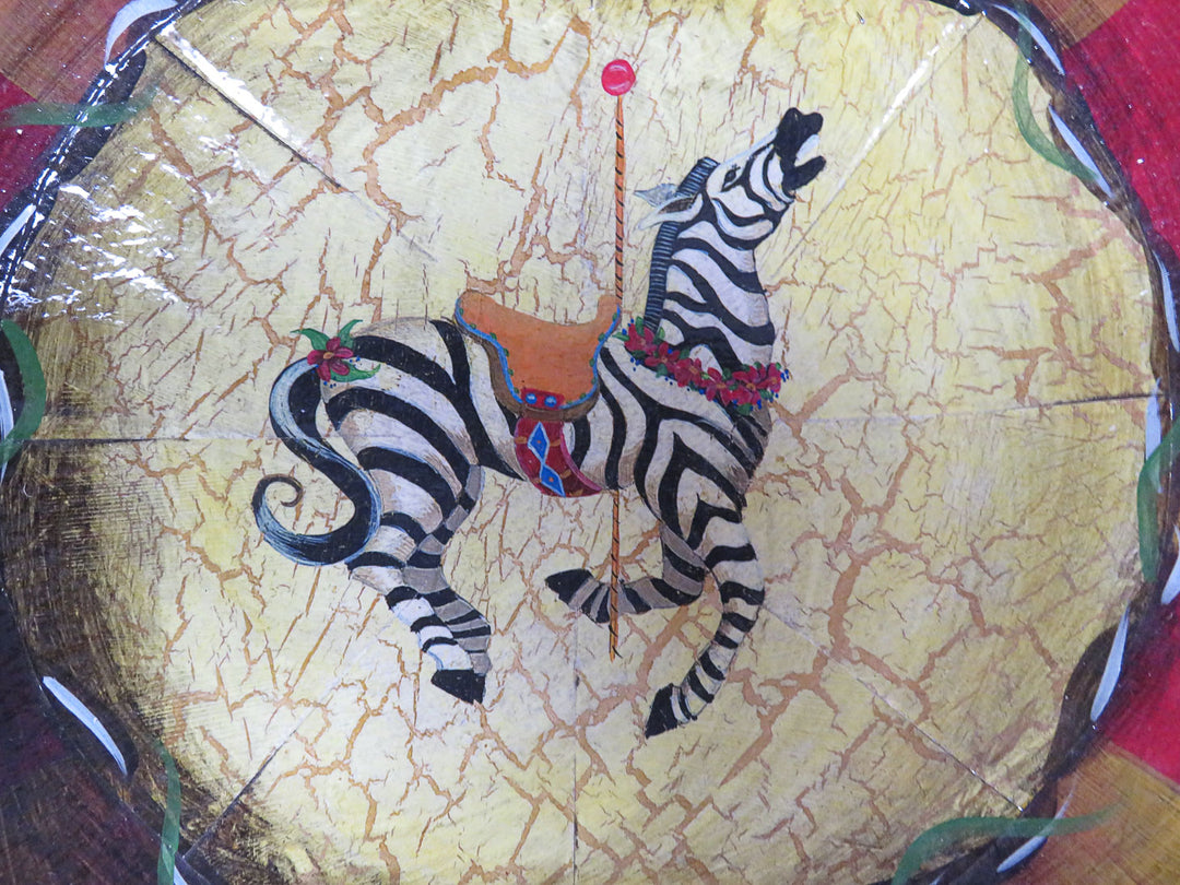 Hand Painted Wood Bowl