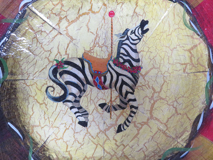 Hand Painted Wood Bowl