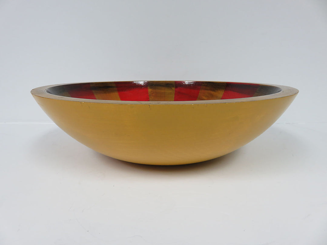 Hand Painted Wood Bowl
